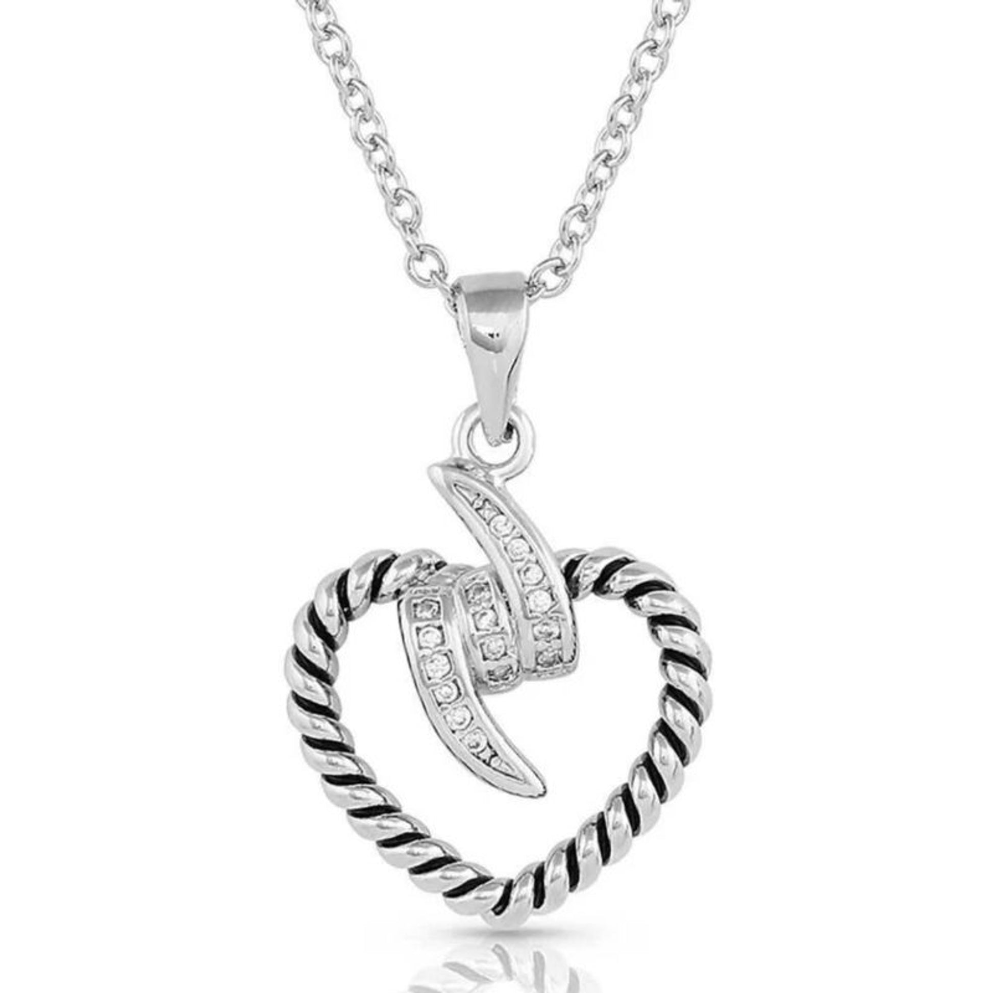 Montana Silversmiths Electric Love Heart Necklace