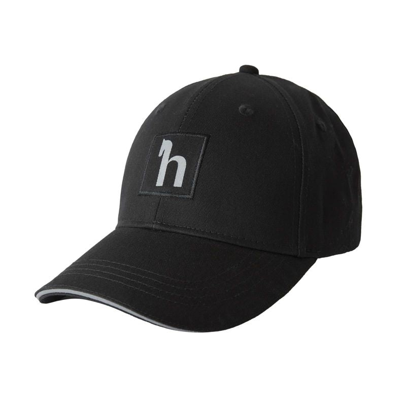 Horze Hat With Reflective Print Black One Size