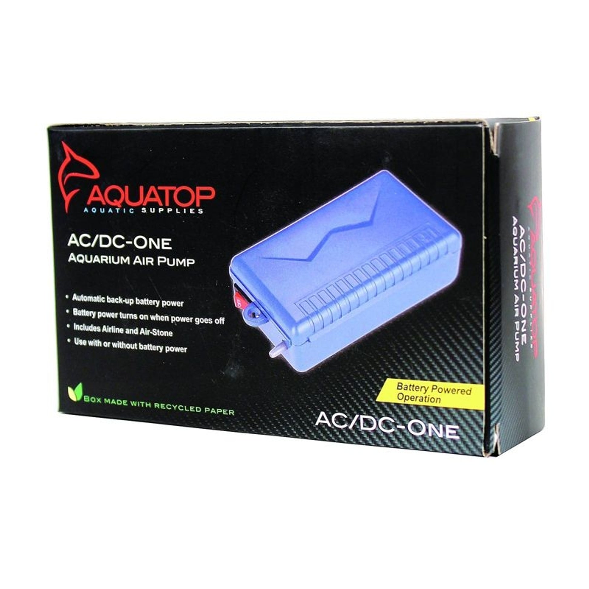 Aquatop Aquarium Air Pump Blue 2.5 L/Min