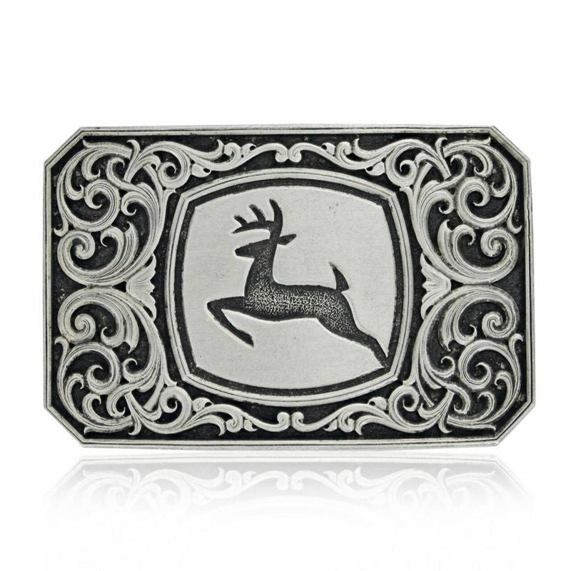 Montana Silversmiths John Deere Filigree Buckle