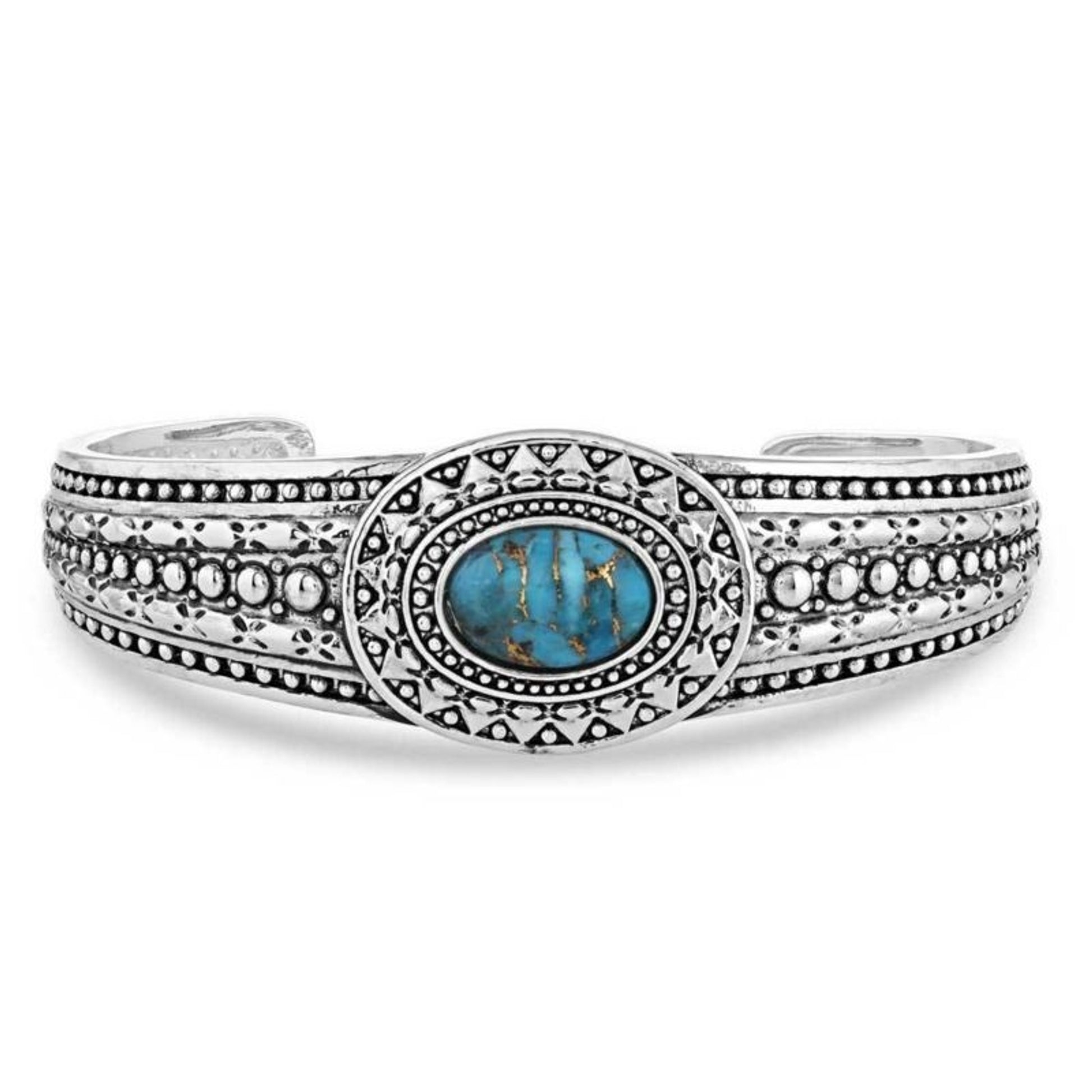 Montana Silversmiths At The Center Turq Bracelet