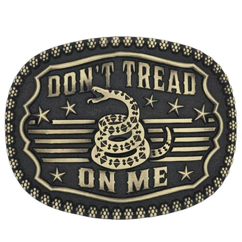 Montana Silversmiths Gadsden Snake Heritage Buckle