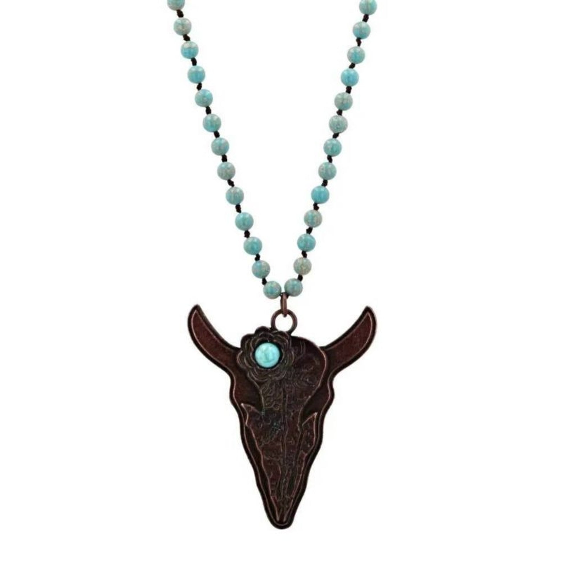 Montana Silversmiths Charming Steer Necklace
