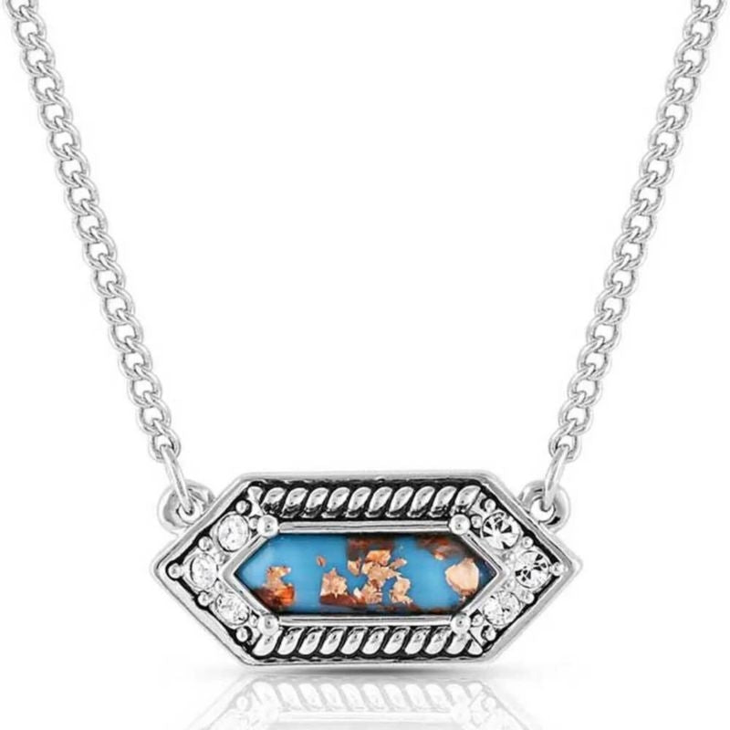 Montana Silversmiths Miners Cobalt Turq Necklace