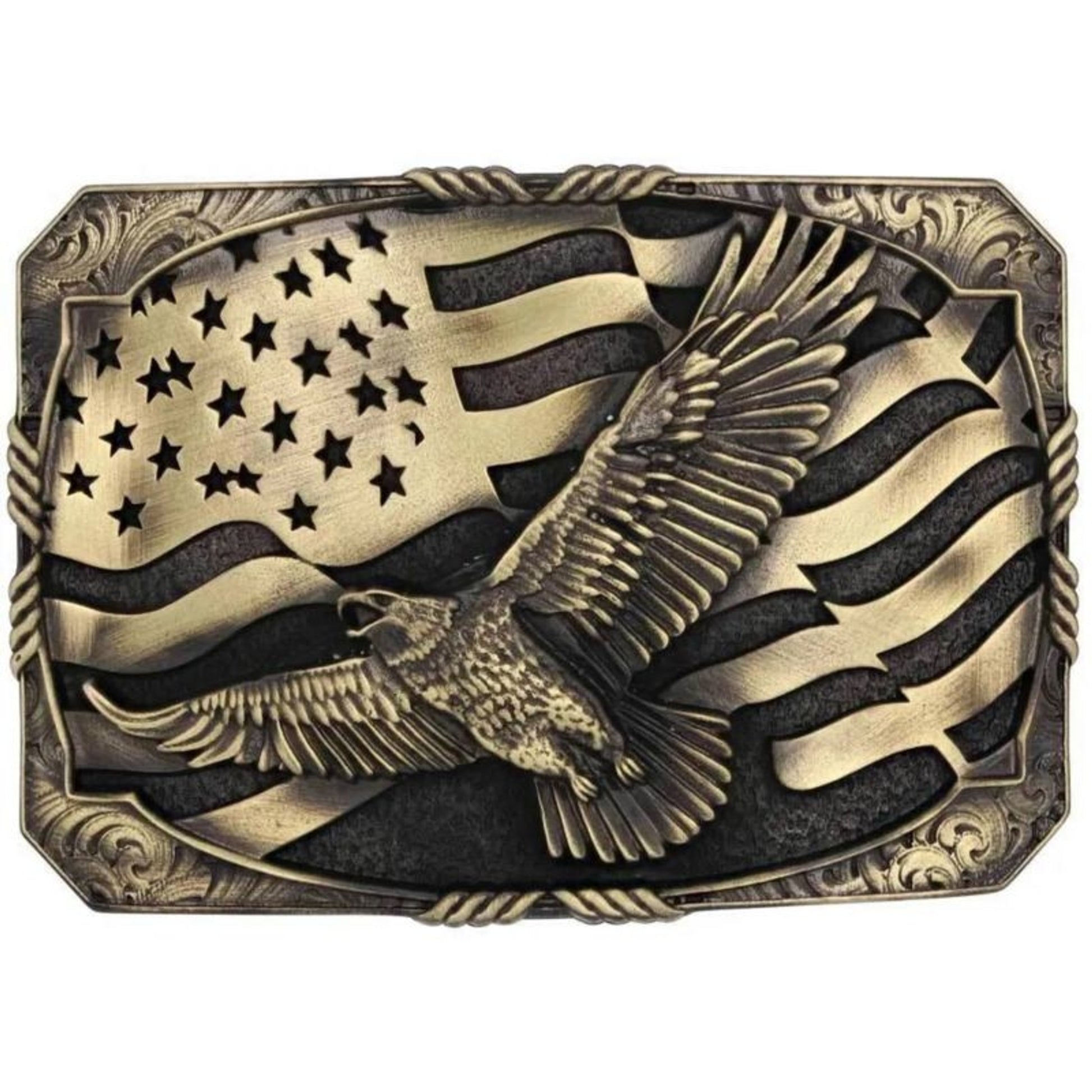 Montana Silversmiths Forever Free Heritage Buckle