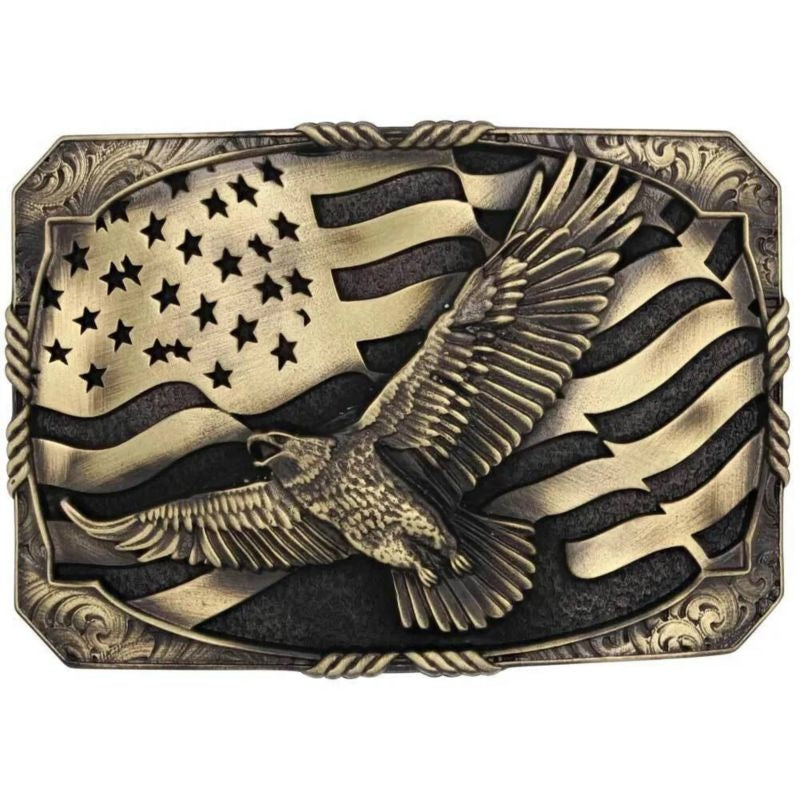 Montana Silversmiths Forever Free Heritage Buckle