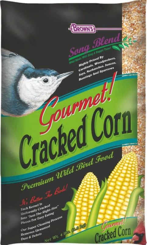 Song Blend Cracked Corn Wild Bird Food 4Lbs