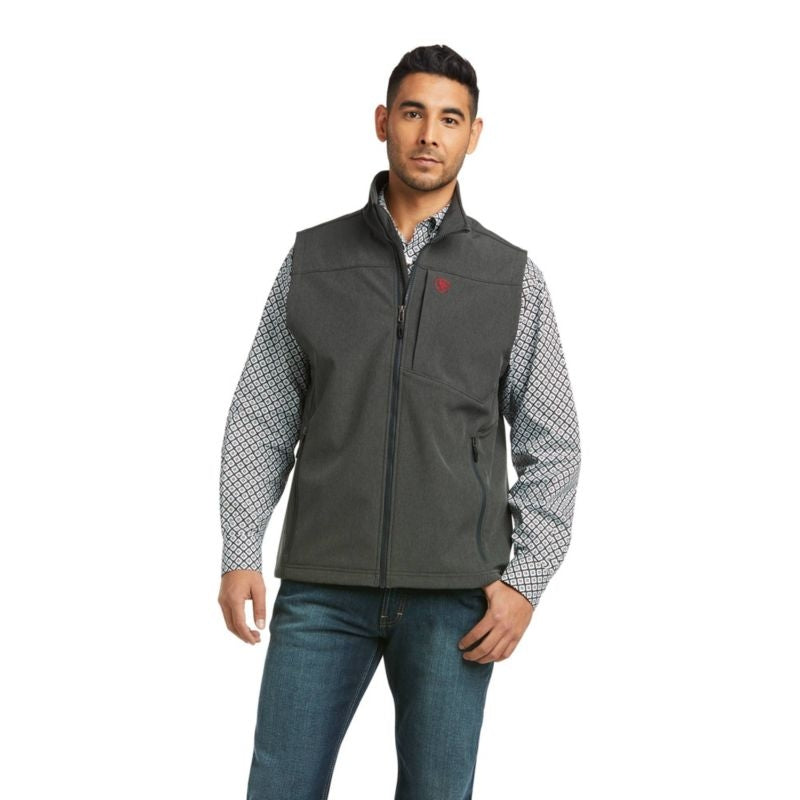 Ariat Mens Logo 2.0 Soshell Vest Charcoa XXL