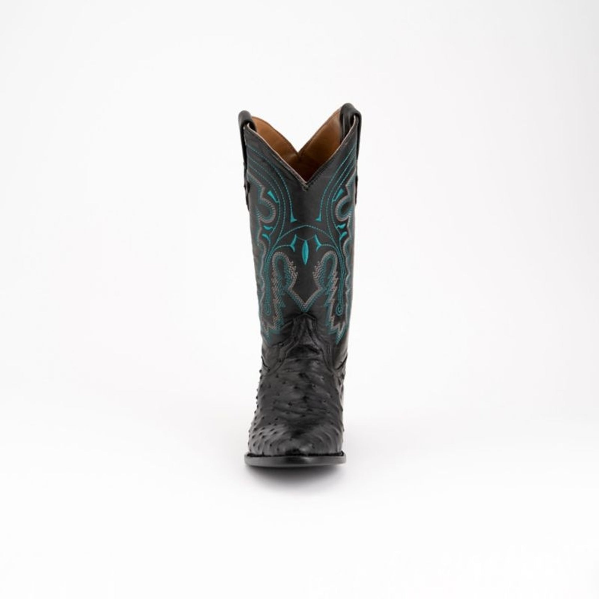 Ferrini Mens Colt Full Quill Ostrich Boots