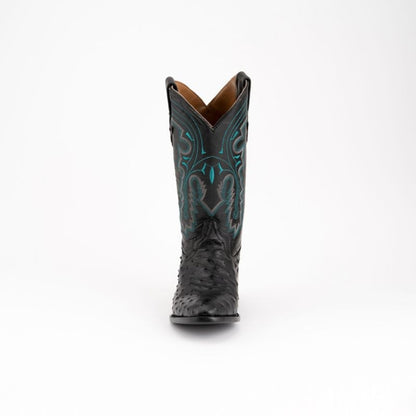 Ferrini Mens Colt Full Quill Ostrich Boots