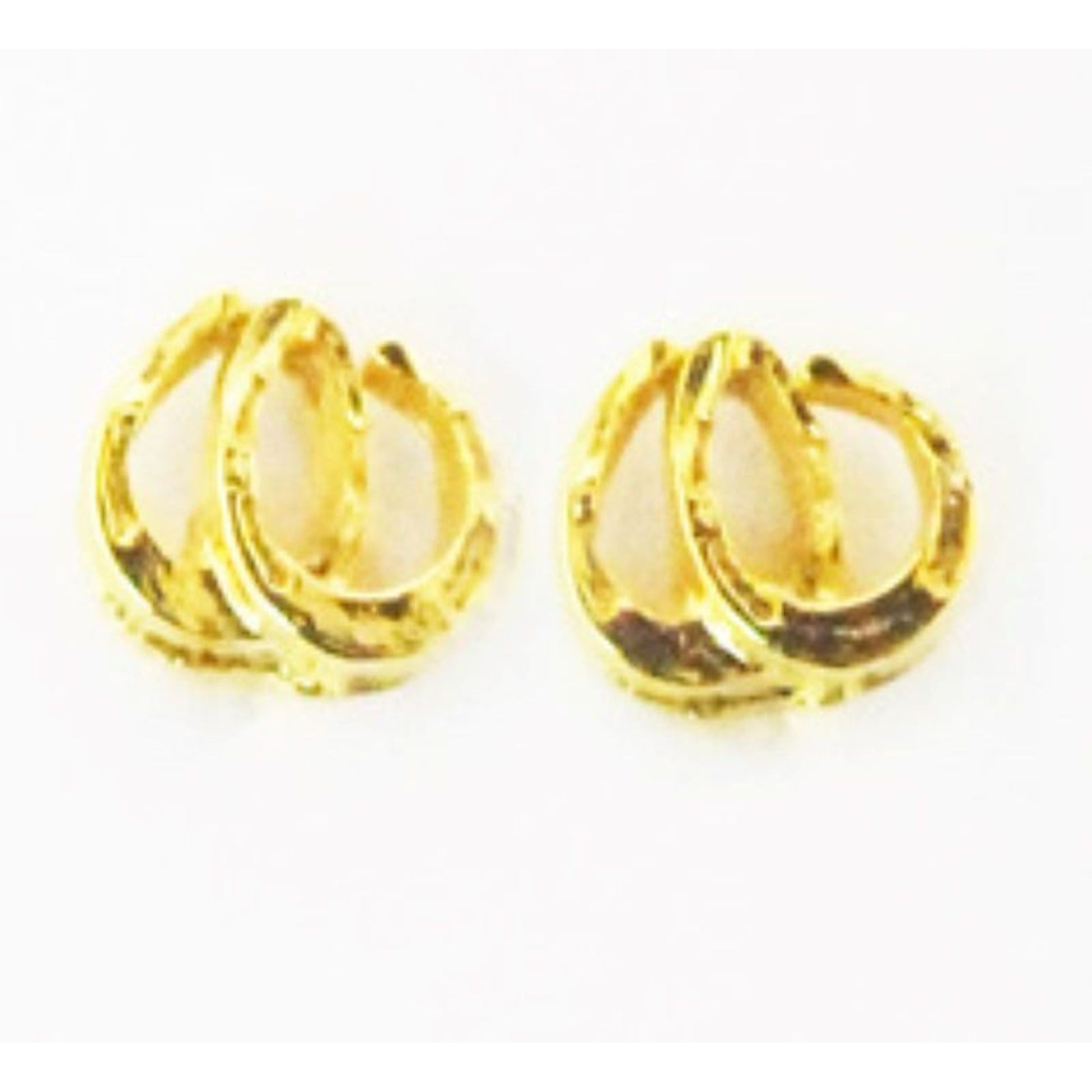 Finishing Touch Dbl Horseshoe Earrings 1/4in