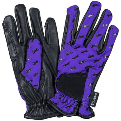 Equitare Youth Lycra Grip Riding Gloves