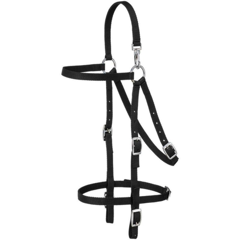 Tough1 Nylon Mule Headstall w. Cavesson