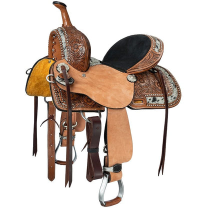 Royal King Youth Longhorn Barrel Saddle