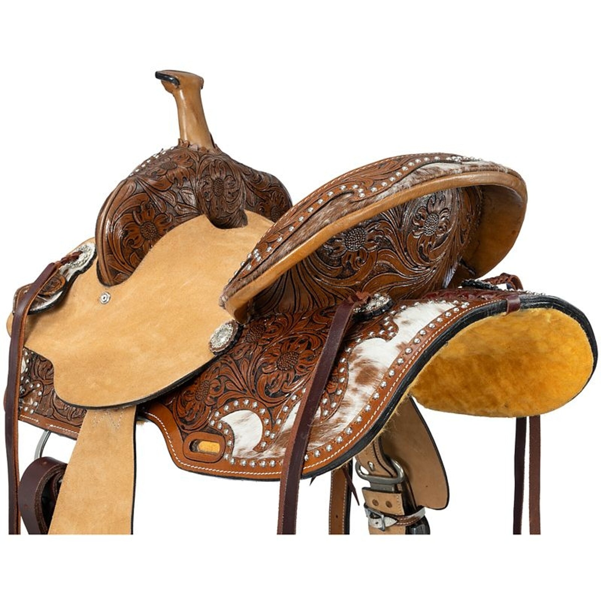Royal King Stockyard Barrel Saddle
