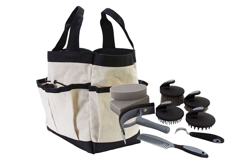 Canvas Grooming Tote 10pc Tools