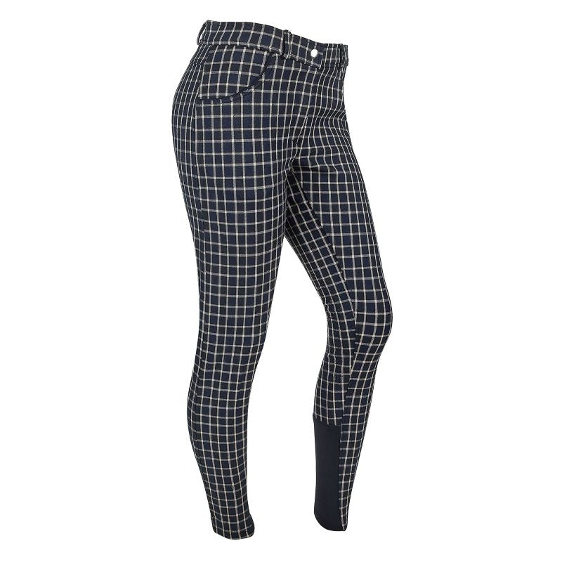 Ashley Classic Ladies KP Breeches Black/Tan Plaid