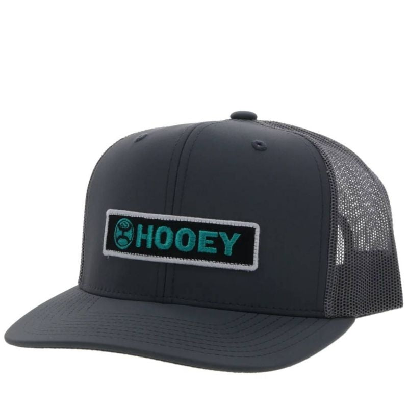 Hooey Youth Lock Up 6 Panel Trucker Hat Grey