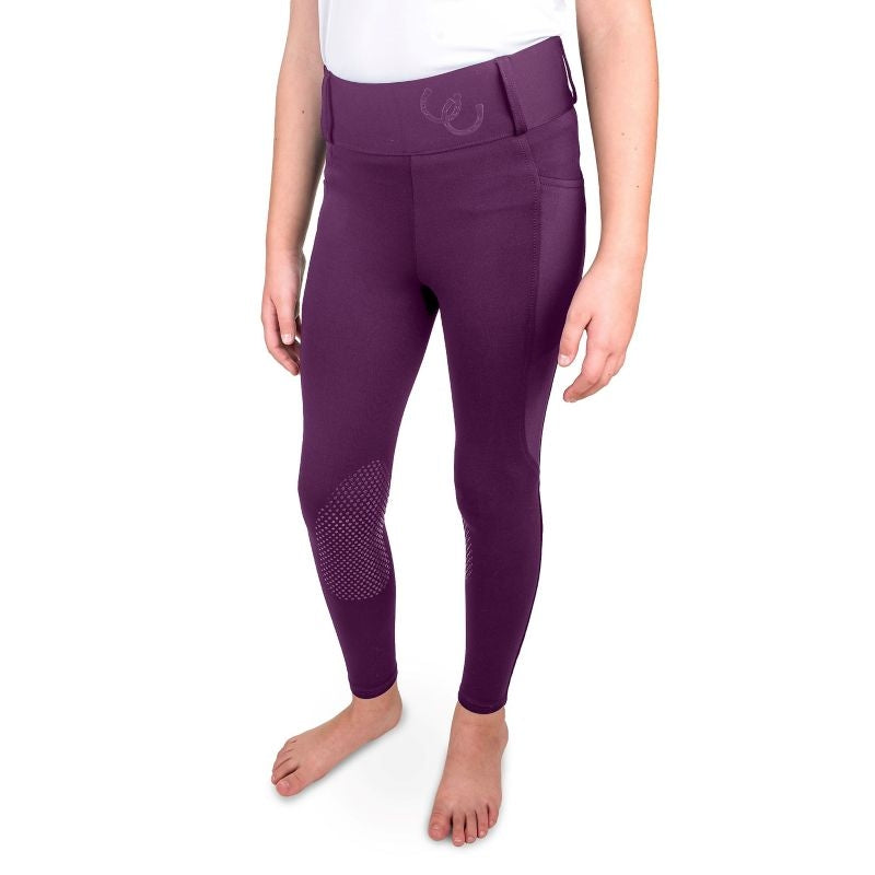 Equistar Kids Silicone Patch Tights
