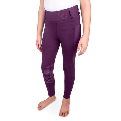 Equistar Kids Silicone Patch Tights