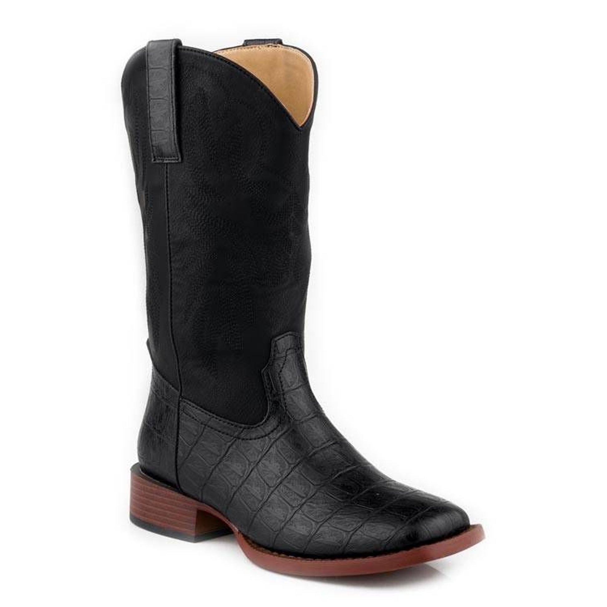 Roper Ladies Cowboy Catman Sq Toe Boot