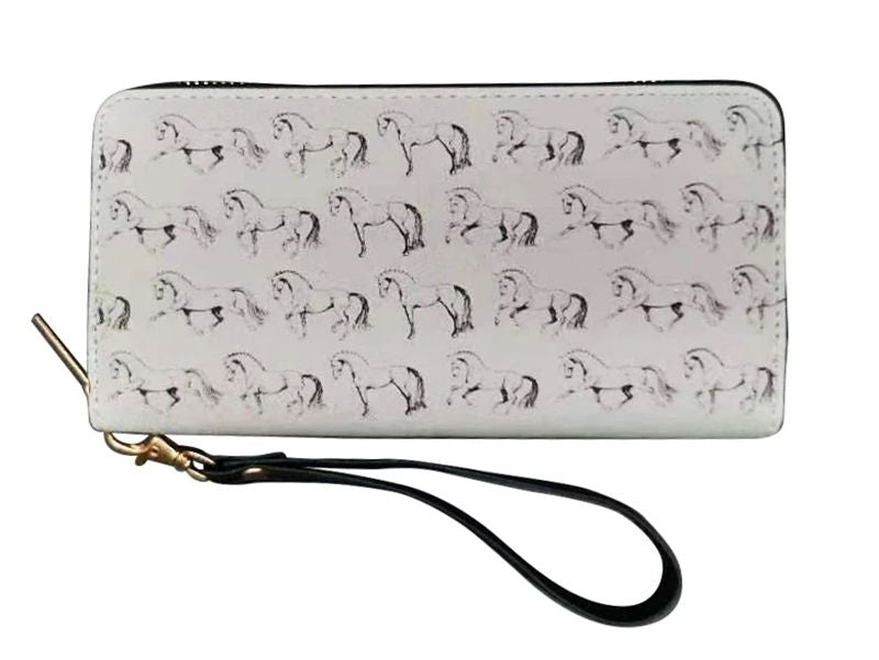 AWST Lila Dressage Horses Wallet