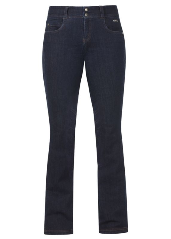 Kerrits Stretch Denim Silicone Knee Patch Bootcut Riding Pants - Tall