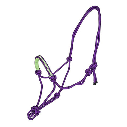 Tabelo Rope Halter with Braided Noseband