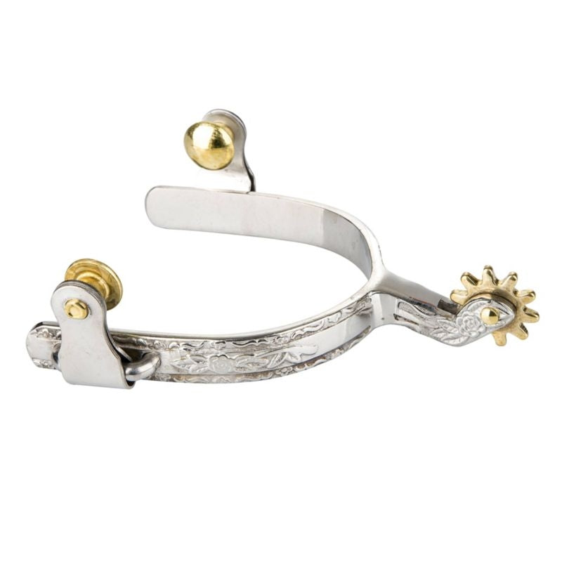 Tabelo SS Engraved Roping Spur– Horse.com