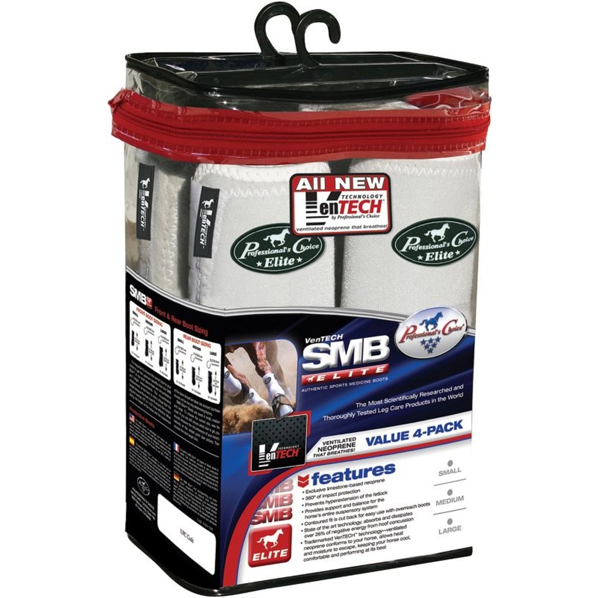 Professionals Choice VenTECH SMB Boots 4-PK