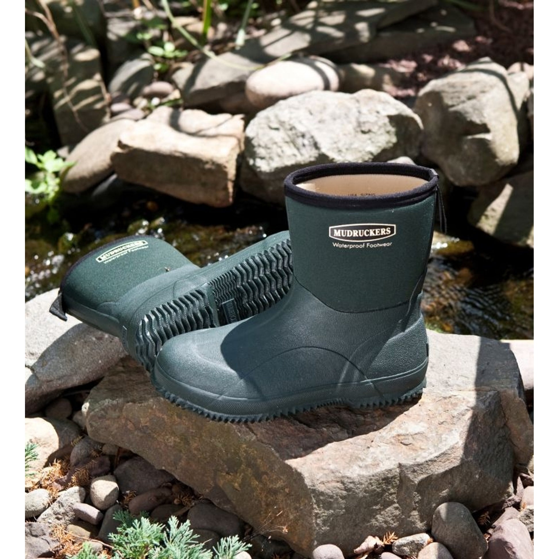 Mudruckers Waterproof 9in Slip On Mid Boots