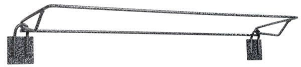 Tough1 Fold Down Blanket Rack Black Silver