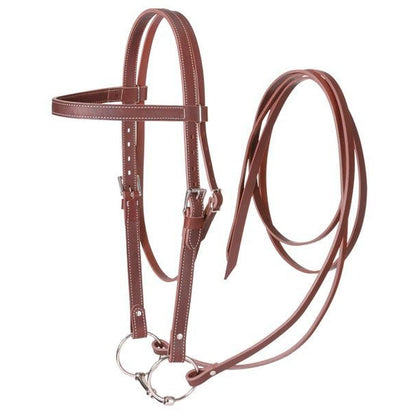 King Series Draft Horse Leather Bridle