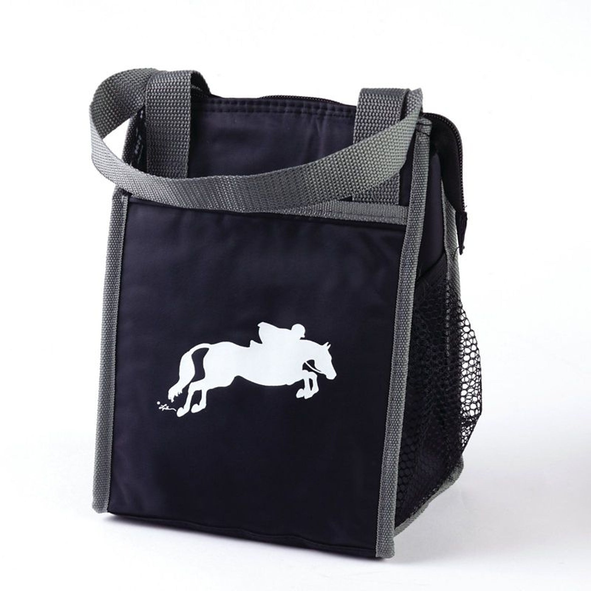 Jumper Horse Lunch SackBk/Wh