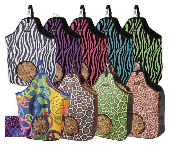Tough1 Nylon Hay Tote In Prints -6 Pack Assorted