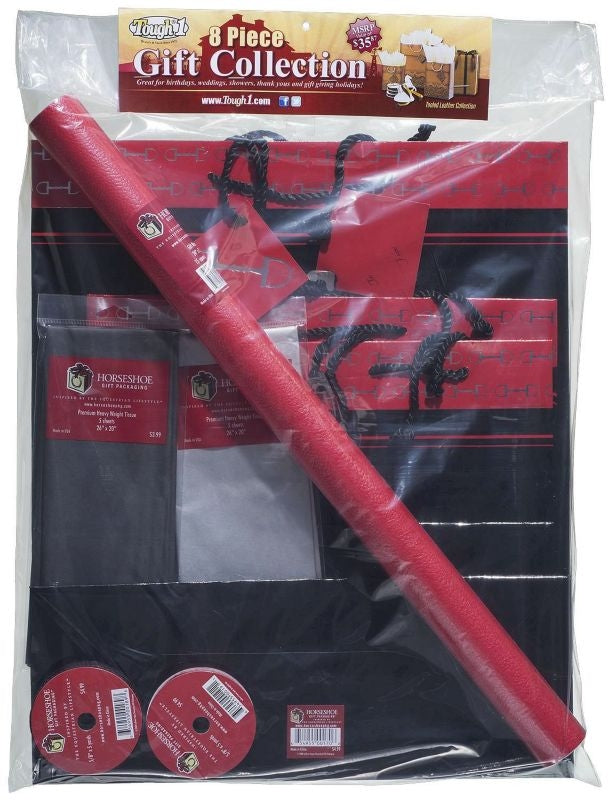 Polished Bits Gift Wrap 8 Pack Brn
