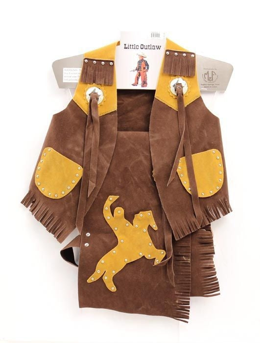 Big Time Rodeo Youth Costume Bull Rider Vest Lg Br