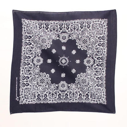 M And F Western Bandana 27 x 27 Black