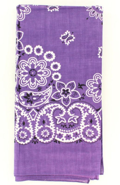 M And F Western Bandana 27 x 27 Black
