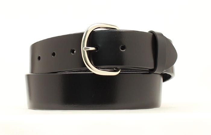 Nocona Mens Hired Hand Plain Belt 32 Black