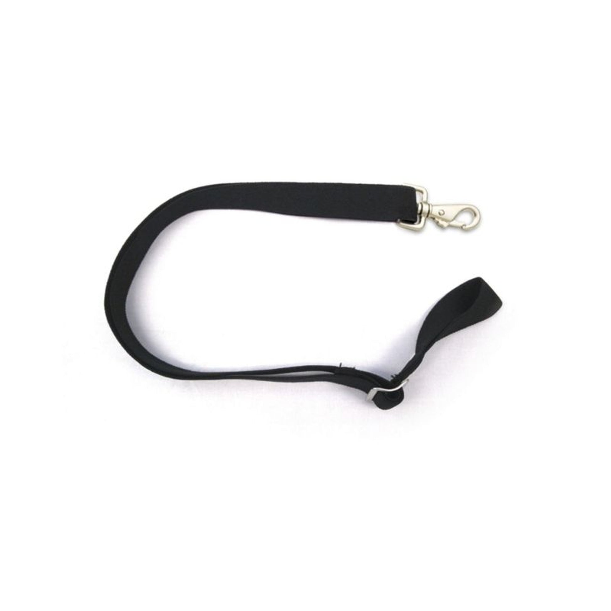 Adjust Elastic Leg Strap/Push Snap/LoopEndBk/Wh