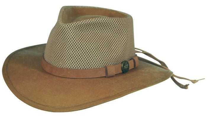Outback Trading Oilskin Kodiak With Mesh X-Large Tan