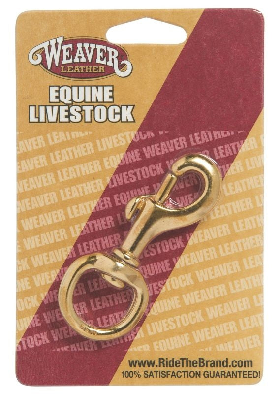 Weaver Leather Solid Brass Snap Round Swivel 3/4