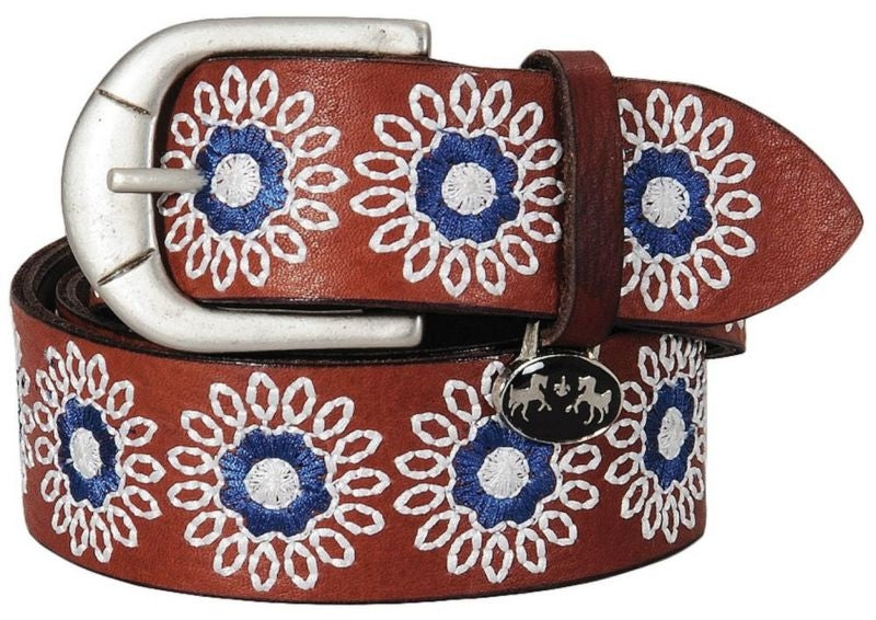 Tuffrider Sophia Leather Belt X-Large Brn