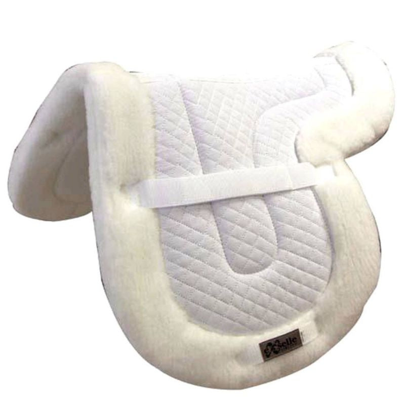Intrepid Shaped Close Contact Pad Fleece Lg Wht