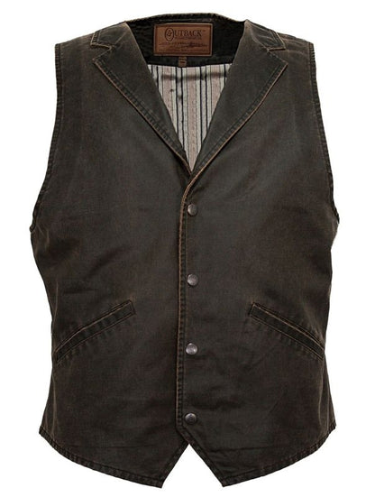 Outback Trading Arkansas Vest Large Brown