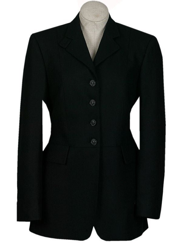 RJ Classics 4 Button Melton Hunt Frock 16R Blk