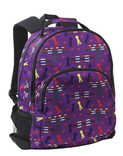 Tek Trek Rails And Ribbons BackpackBk/Wh