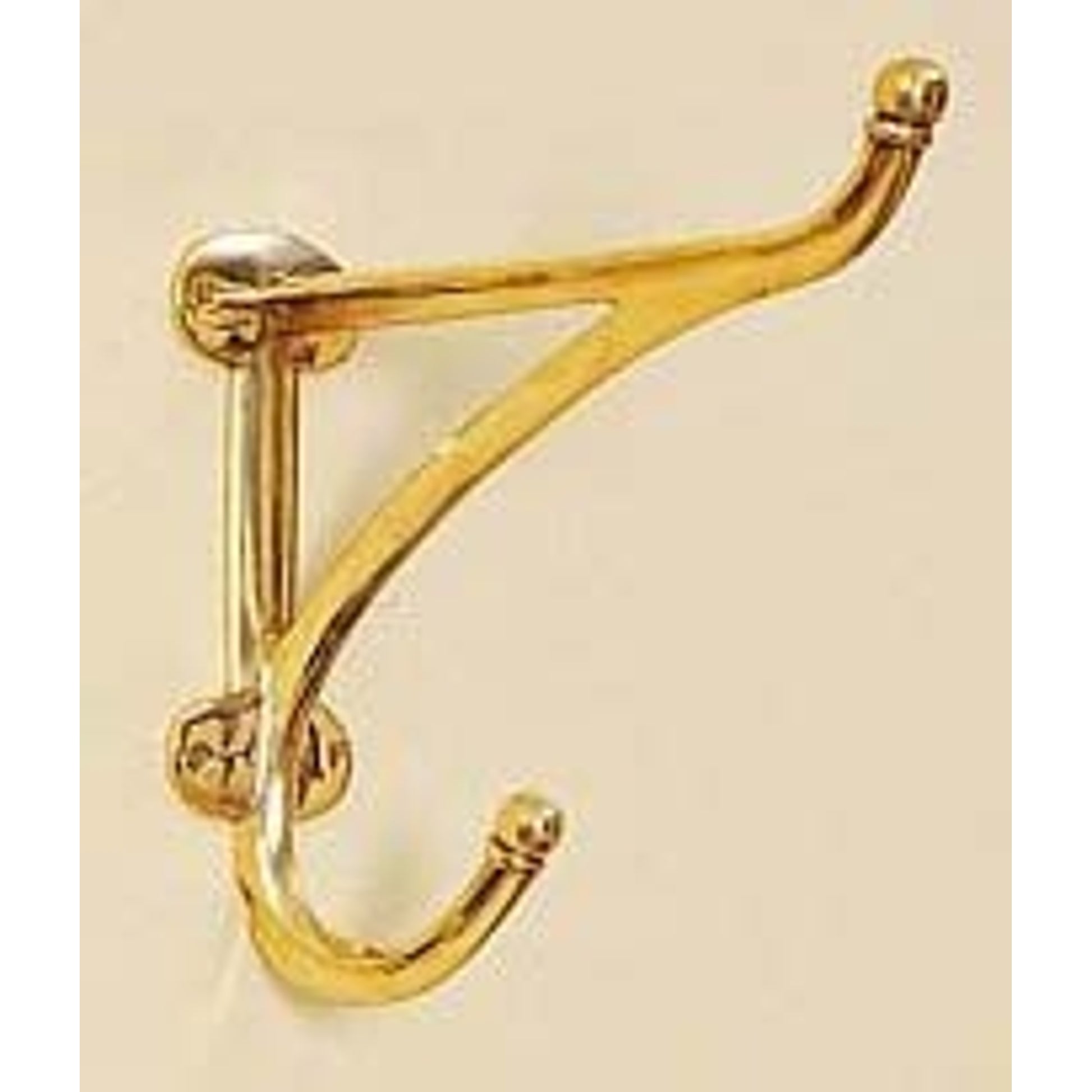 Horse Fare Brass Harness Hook - Large Brass