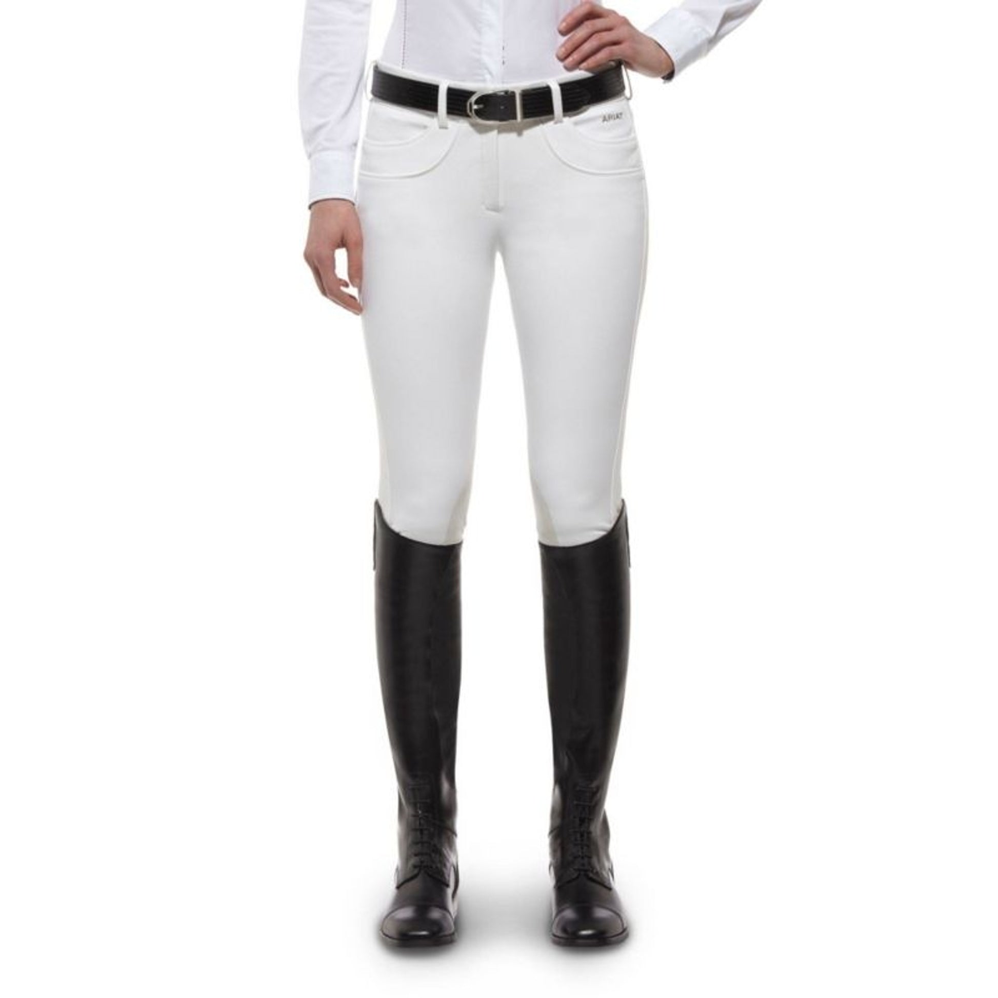 Ariat Ladies Olympia Euro Seat Breeches - White 22